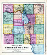 Sectional Map 1, Johnson County 1870